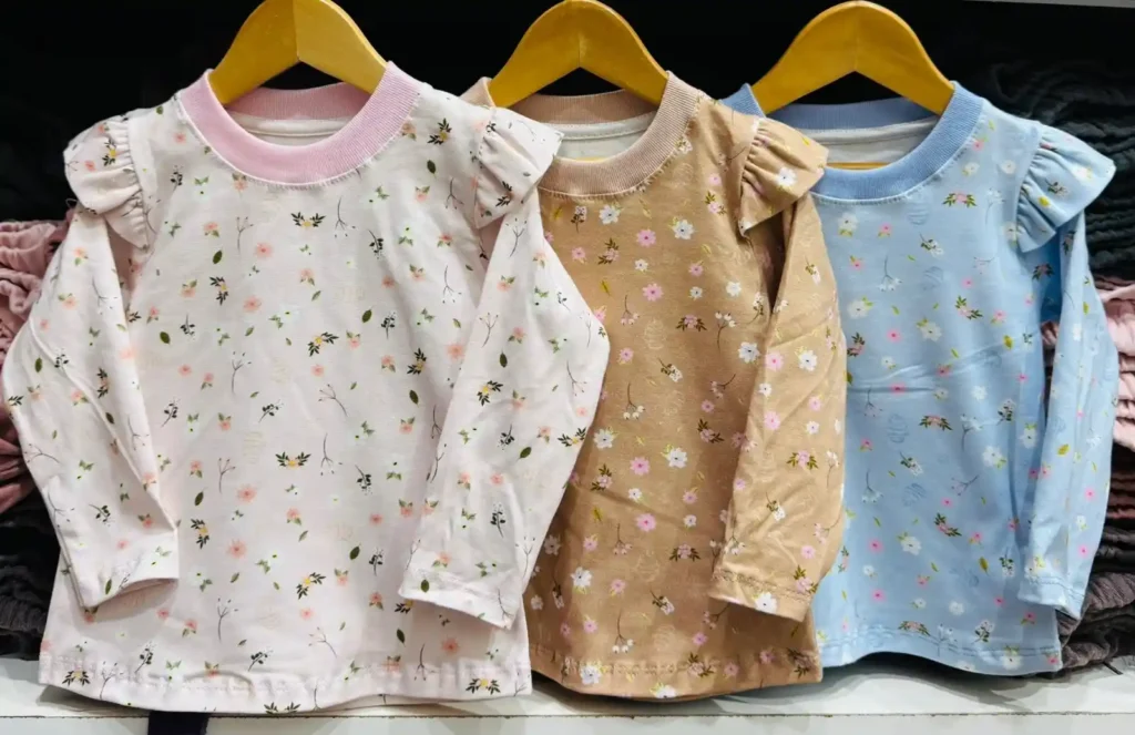 Camiseta Flores Manga larga